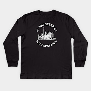 New York Travel Kids Long Sleeve T-Shirt